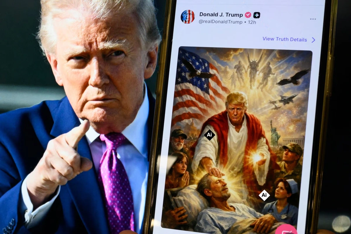 Trump’s AI Jesus post shows he truly believes he is a God - America is in grave danger
