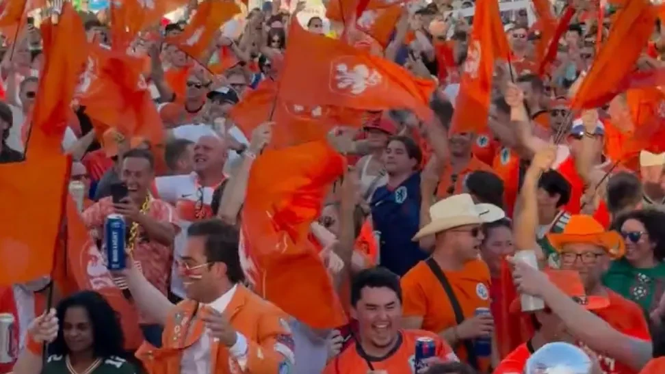 Es geht schon wieder los: Holland-Fans machen Dallas unsicher