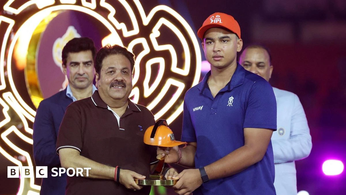 Sooryavanshi, 15, wins car as he sweeps IPL awards