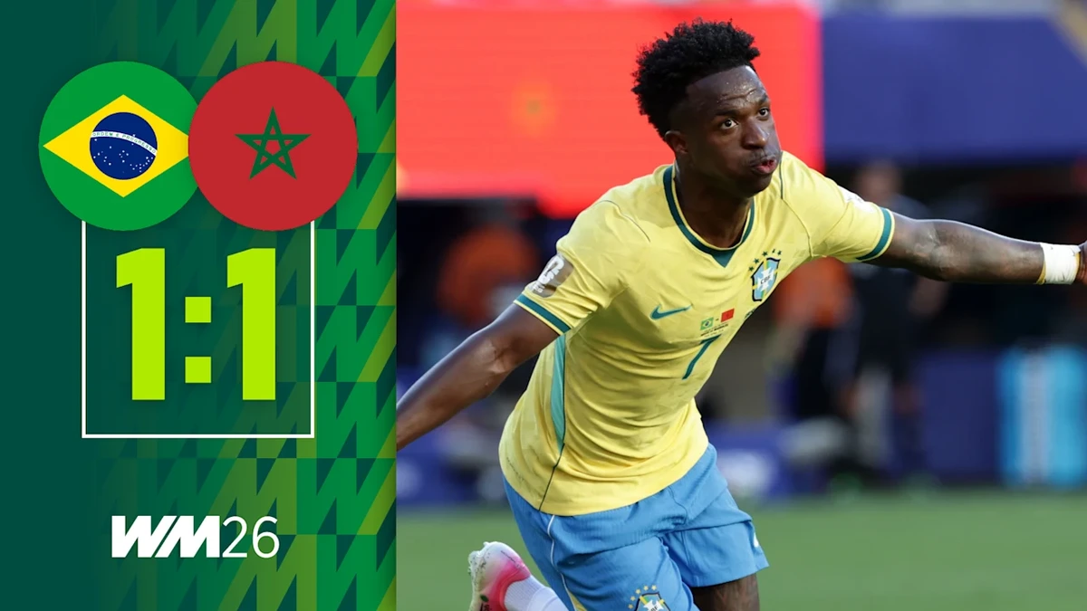 Real-Star kontert Bayern-Flirt: Toller Vini-Knaller rettet Brasilien