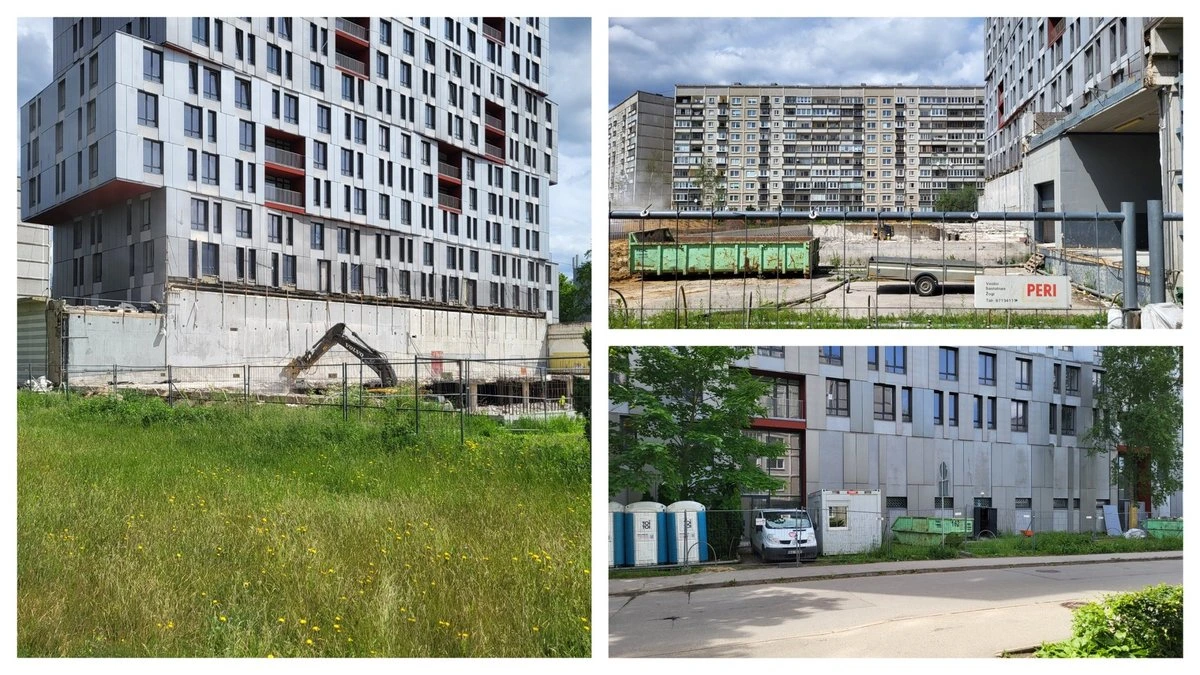 ФОТО: Как продвигаются строительные работы в жилом доме рядом с местом Золитудской трагедии