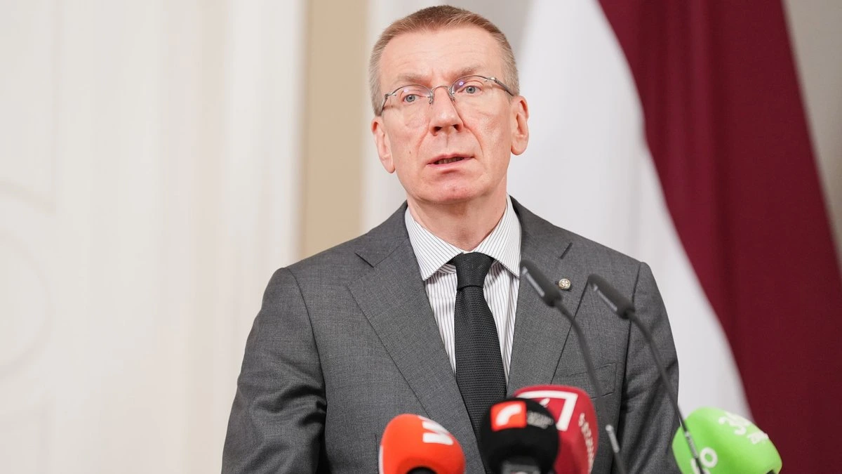 Ринкевич: сбитый дрон показывает способность Латвии реагировать, но эффективность необходимо повышать