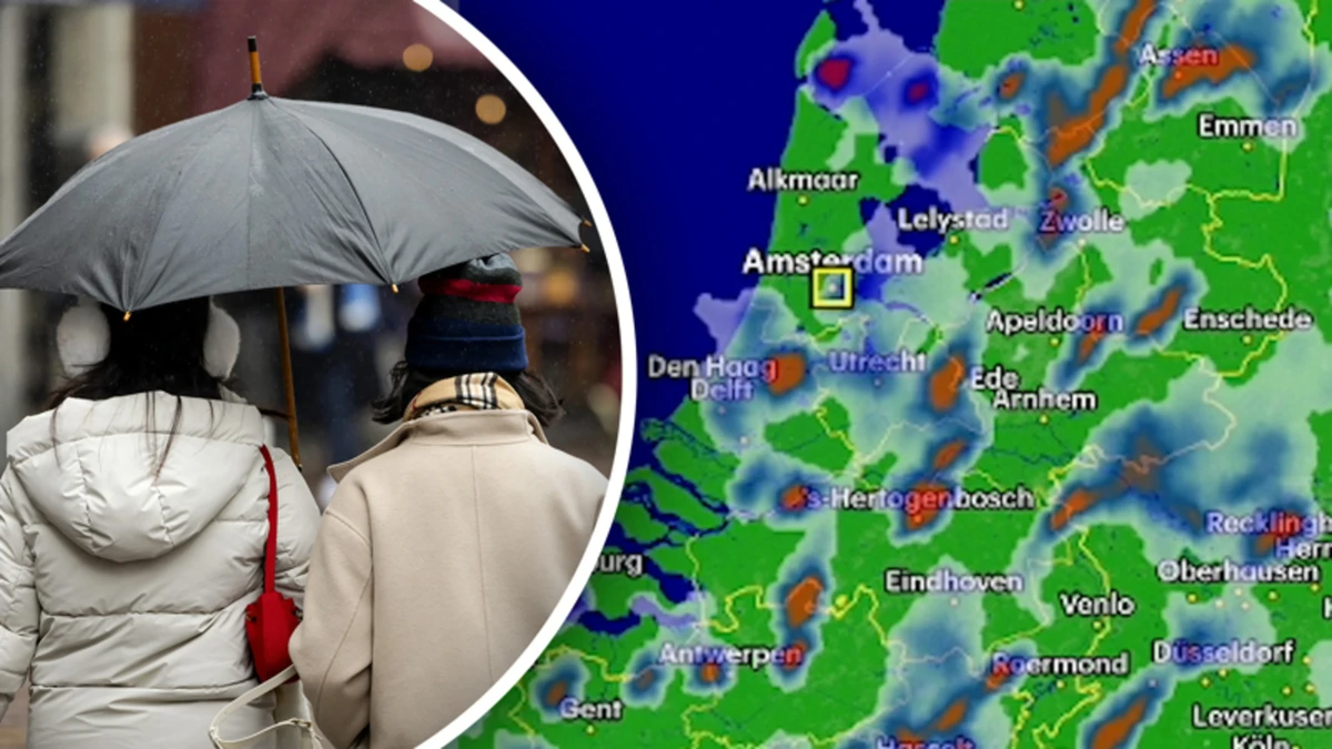Flinke buien onderweg: hier is het oppassen geblazen