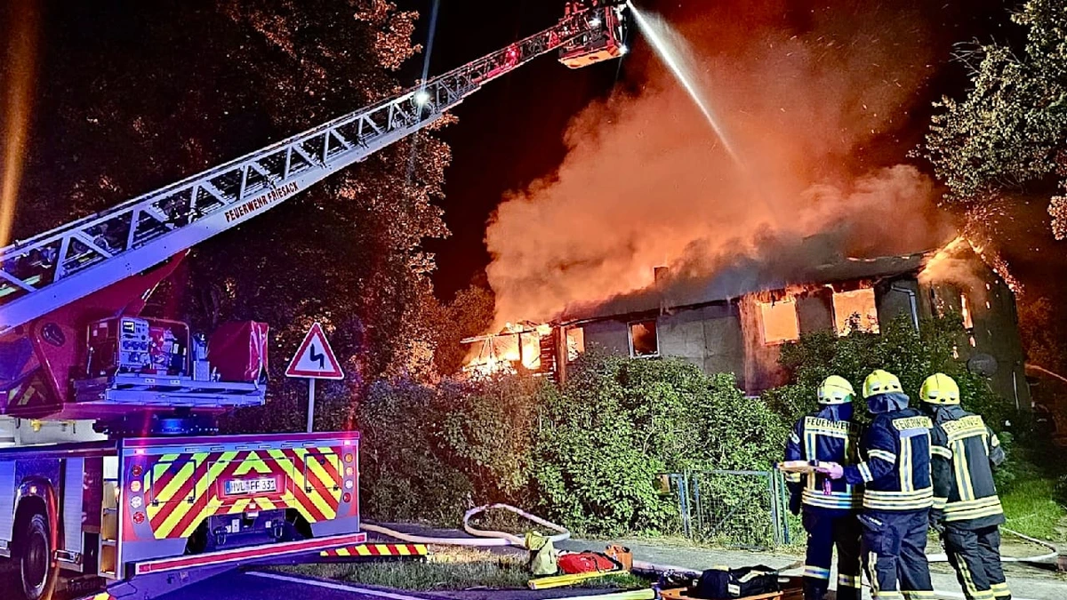Feuer in Friesack:  3 Tote! Wurde das Feuer absichtlich gelegt?
