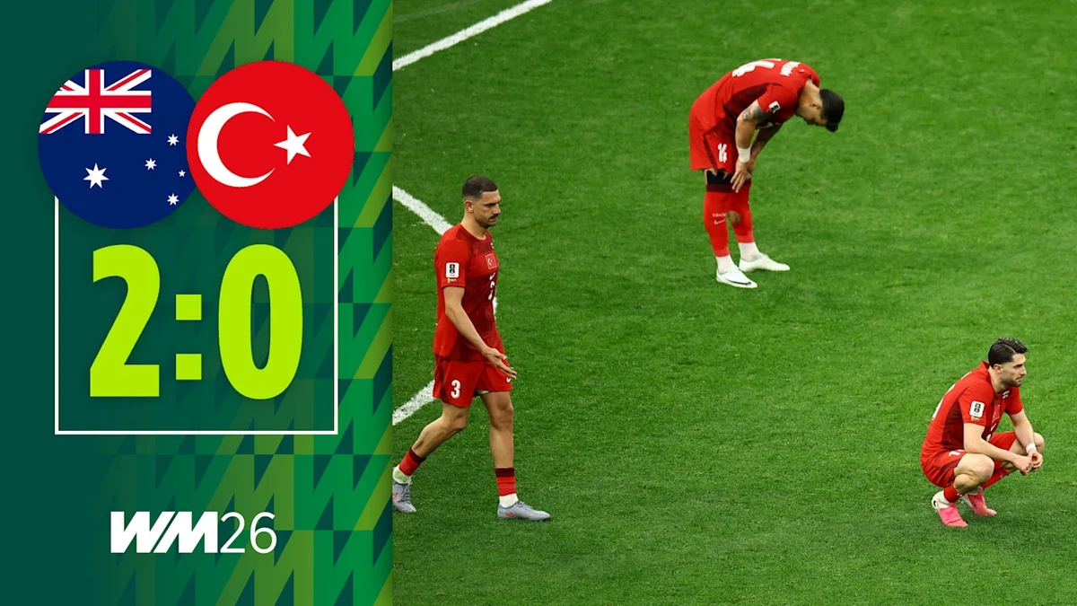 Fußball-WM 2026: Australien schockt die Türkei