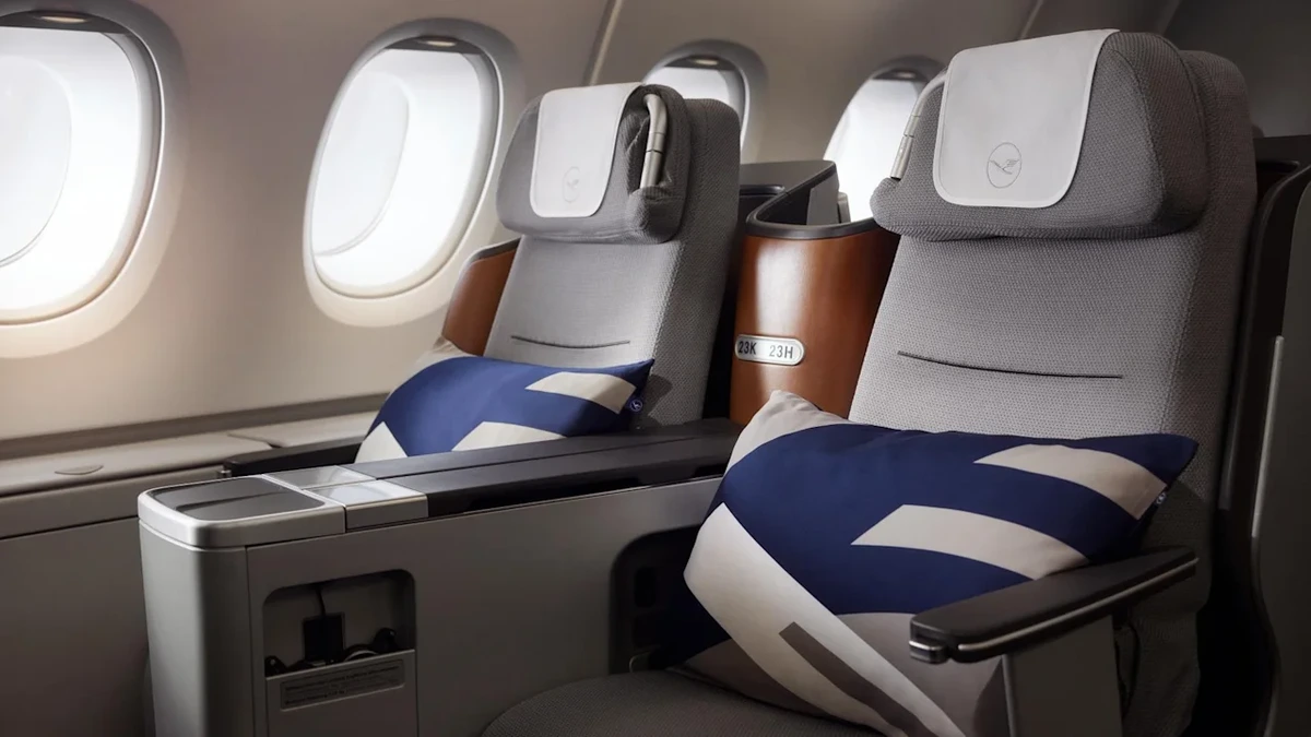 Aus dem Airbus A380: Lufthansa versteigert alte Business-Class-Sitze