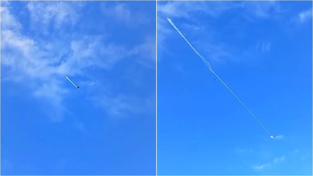 Возможно, появилось первое видео, на котором запечатлено уничтожение дрона над Роговкой