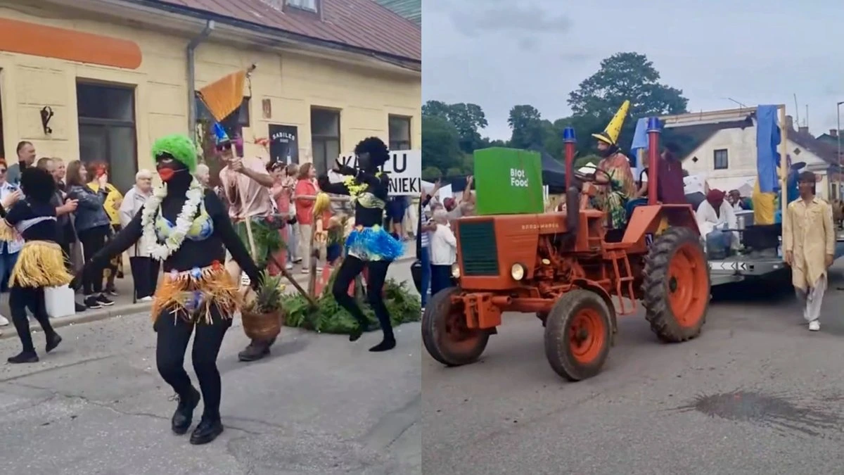 Праздничное шествие в Сабиле "Цирк уезжает, клоуны остаются!" обвинили в дискриминации; организаторы извинились