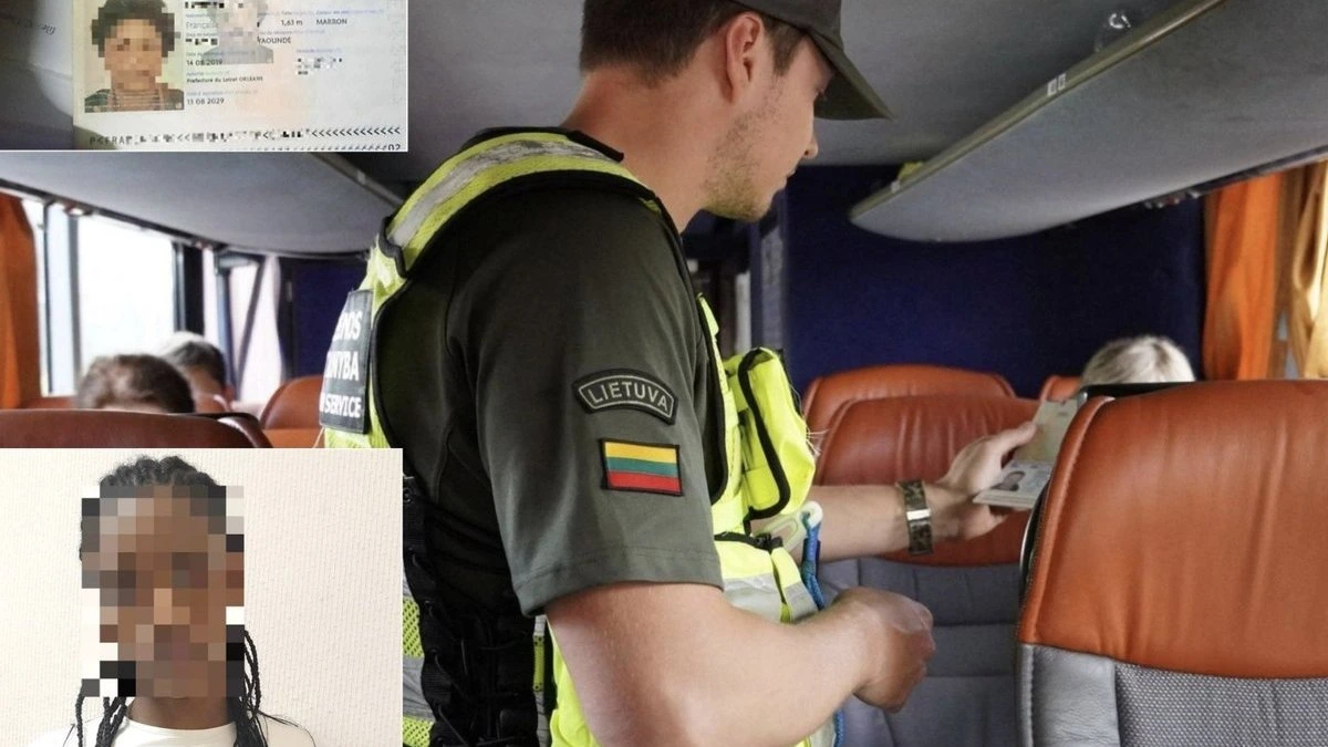 ФОТО. Пограничники задержали в автобусе сбежавшую нелегалку; она выдавала себя за гражданку Франции