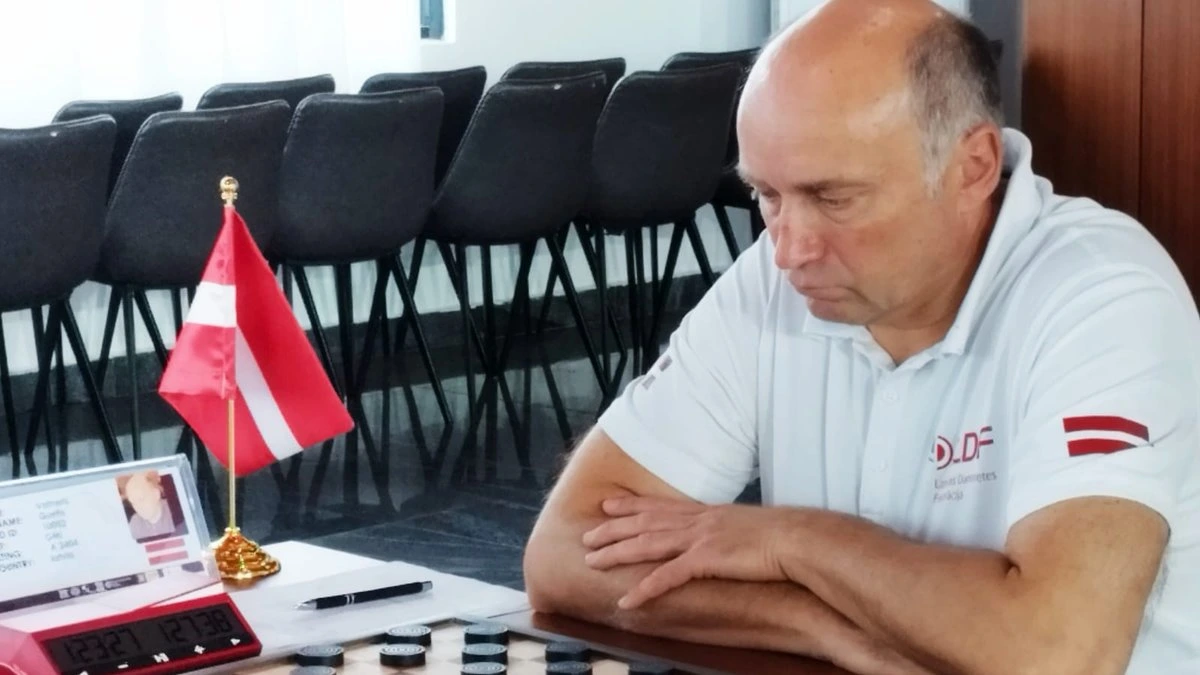 Гунтис Валнерис вновь стал чемпионом мира по шашкам