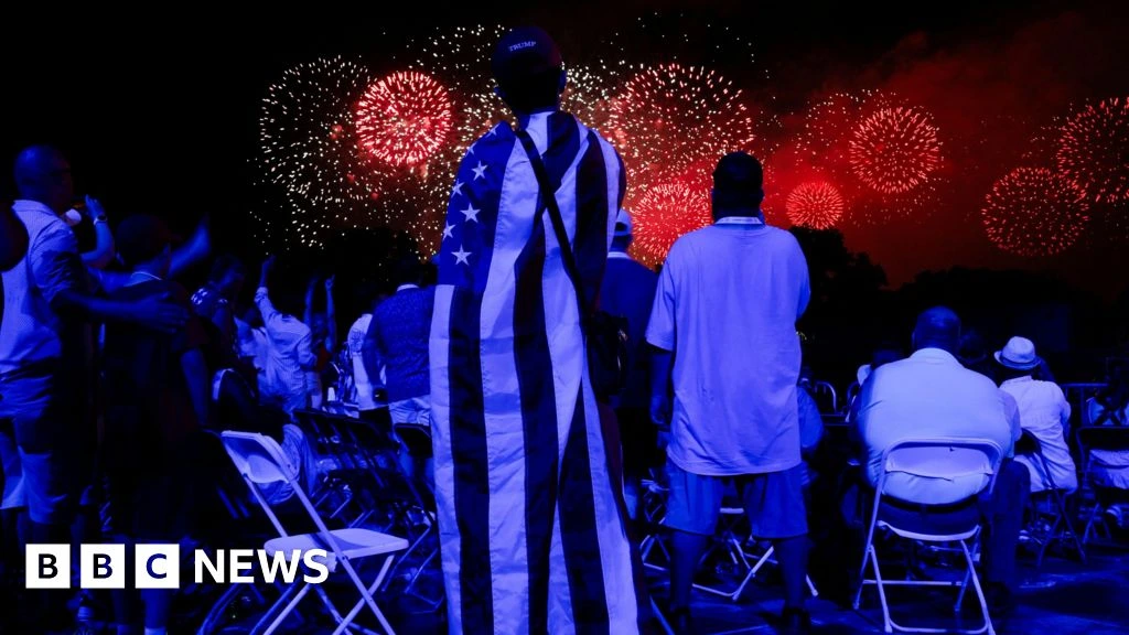 US marks its 250th birthday with fireworks, flyovers and extreme weather