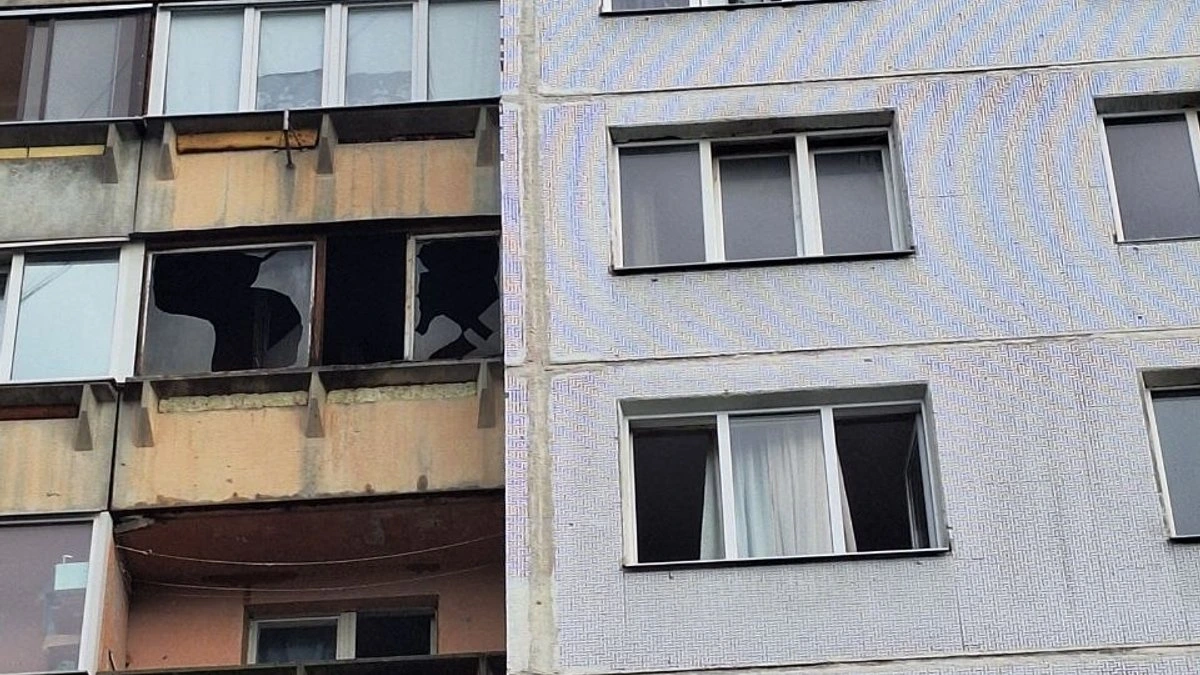 ФОТО. В Пурвциемсе горела квартира в девятиэтажке; спасены 16 человек и две собаки