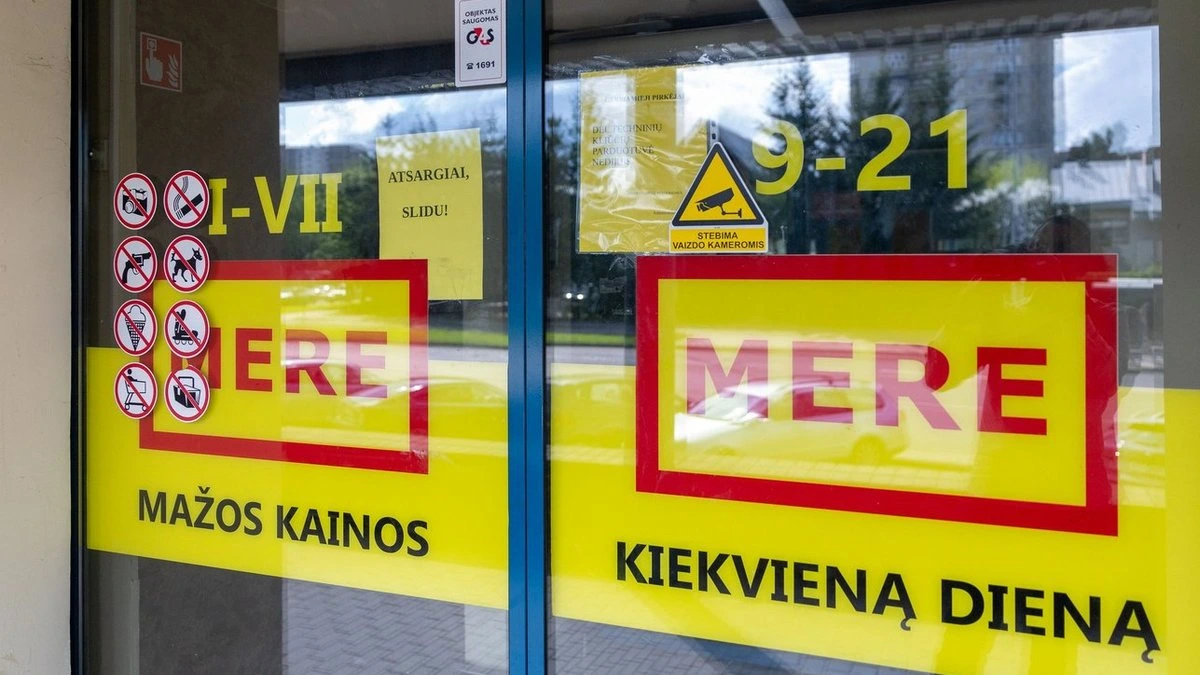 В Литве начнет работу новая розничная сеть: часть магазинов разместится в помещениях Mere