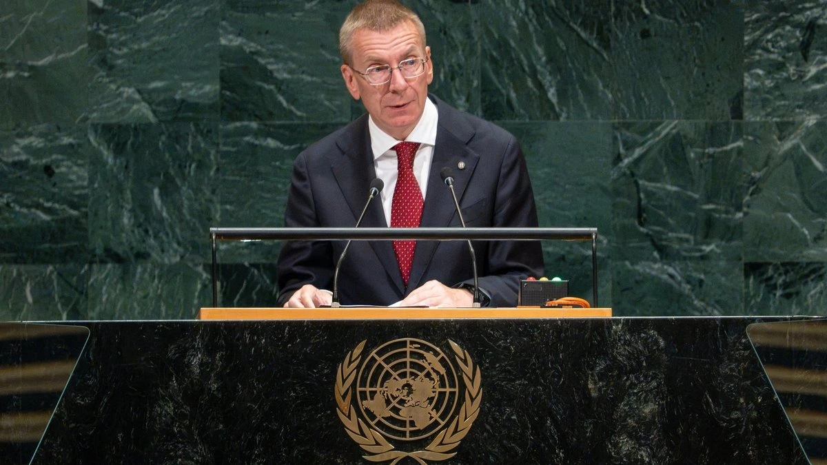 "Одно мы знаем точно: мир изменился". Президент Ринкевич выступил на сессии Генассамблеи ООН