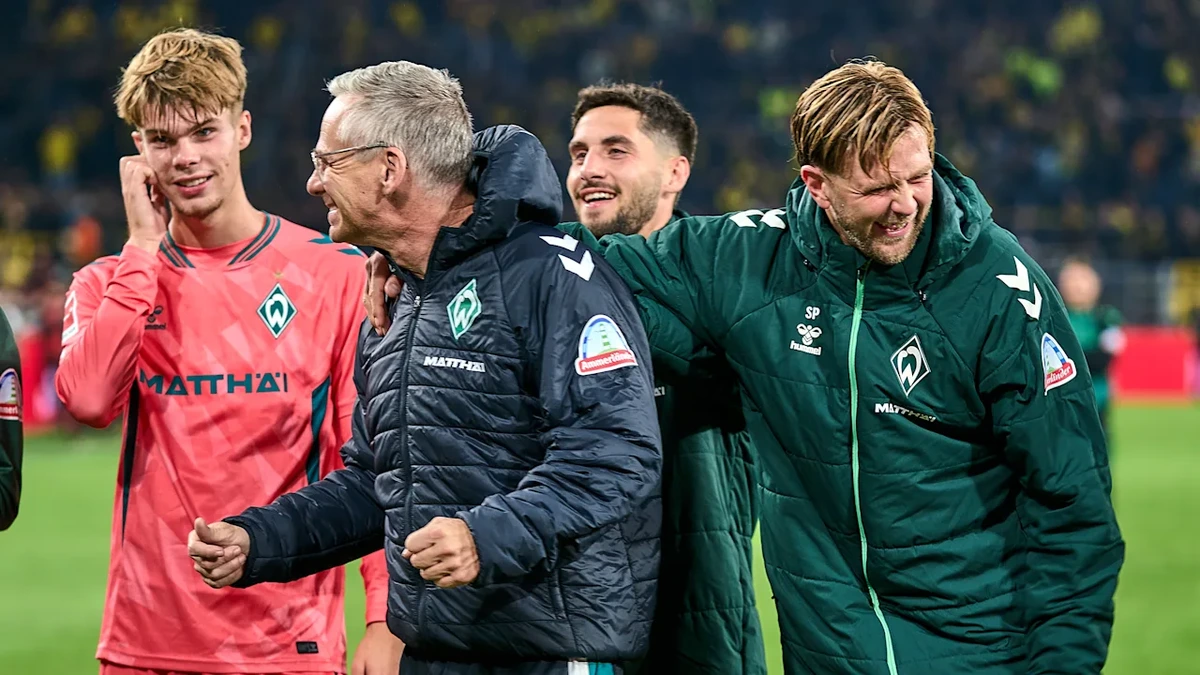 Füllkrug feierte nach Punktgewinn beim BVB mit dem Busfahrer