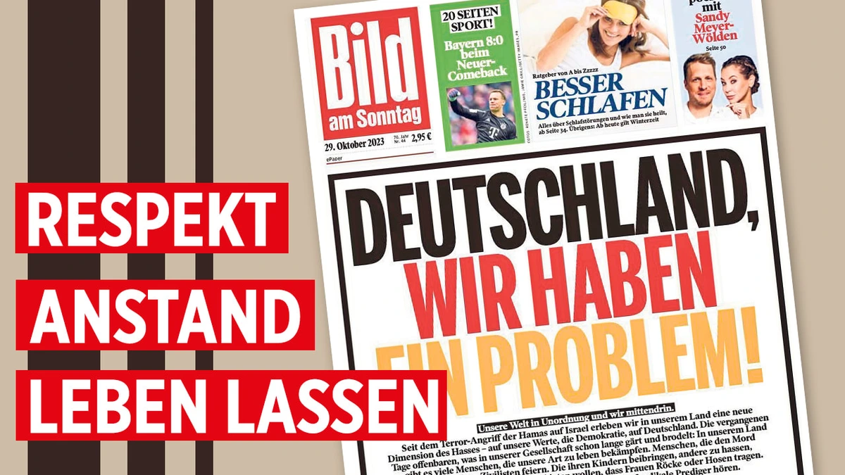 Drei Jahre nach dem BILD-Manifest: Deutschland, wir haben immer noch ein Problem!