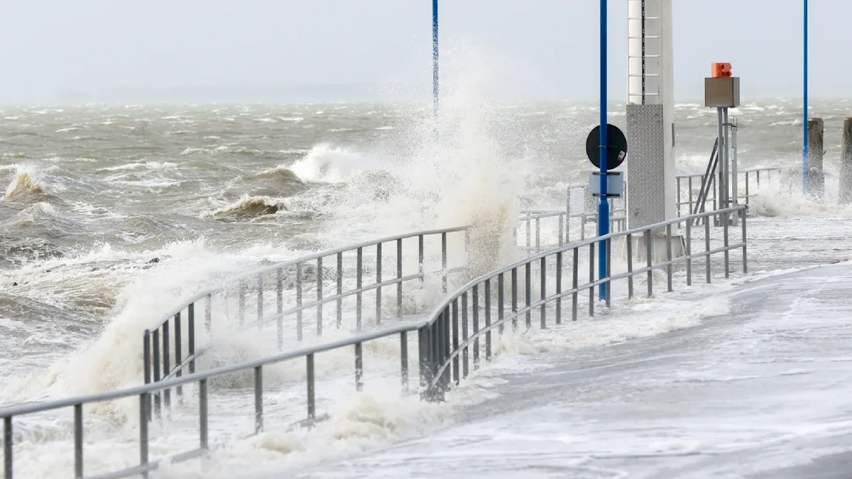 Herbststurm löste sie aus: 14 Meter hohe Wellen auf der Nordsee gemessen
