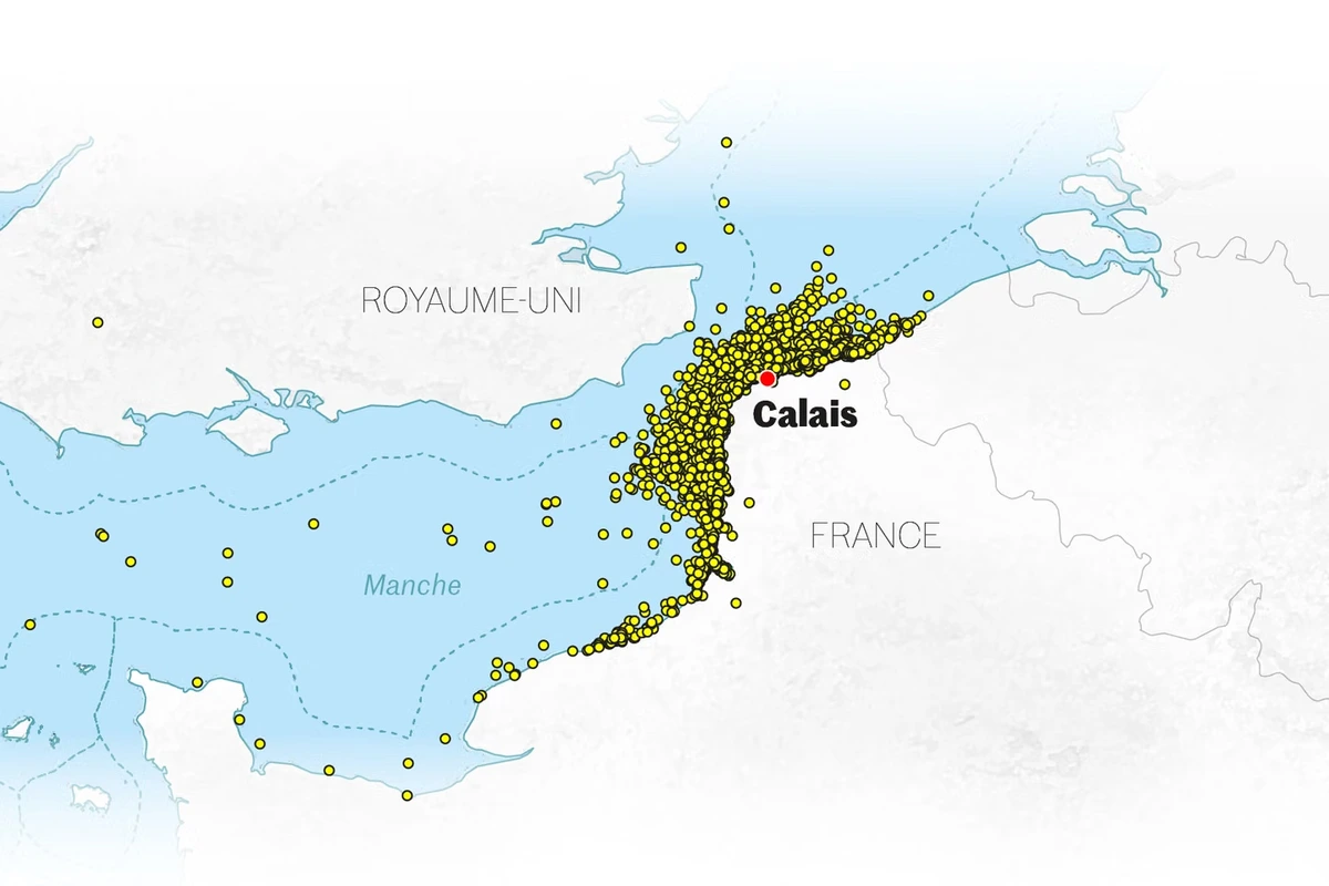 En cartes : dix ans après la fin de la « jungle » de Calais, l’errance des migrants se poursuit sur la côte nord de la France