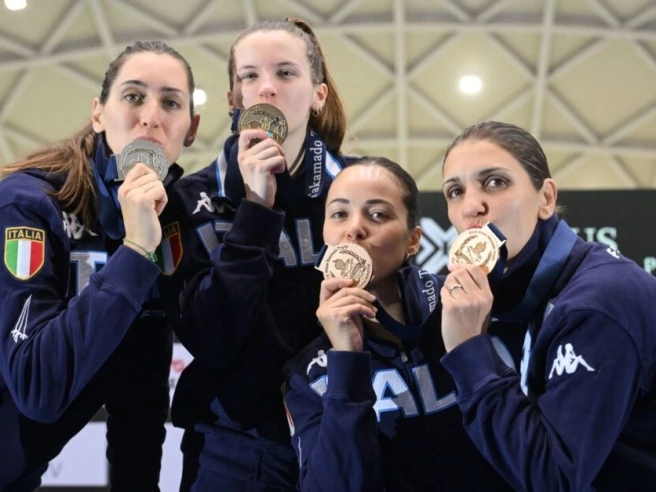 Coppa del Mondo di scherma femminile, storico poker delle azzurre del fioretto in Giappone