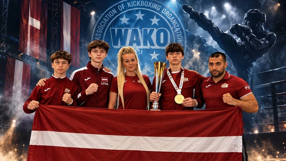 Латвийский спортсмен стал чемпионом мира по кикбоксингу в Италии