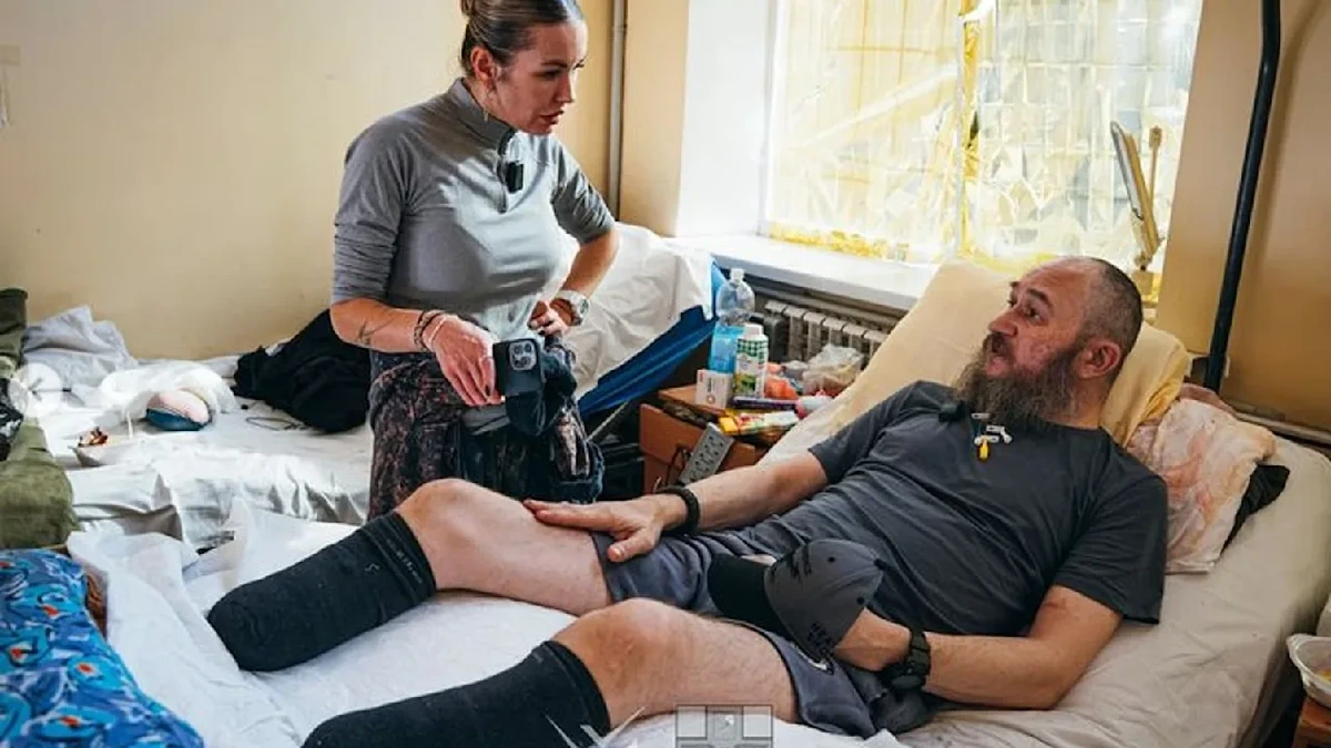 Ukraine: Kostiantyn schnitt sich selbst das Bein ab – dann wurde er gerettet