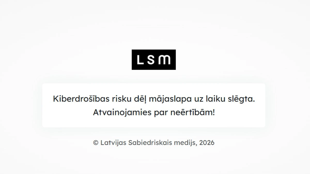 Из-за рисков кибербезопасности временно не работают сайты LSM и Латвийского радио