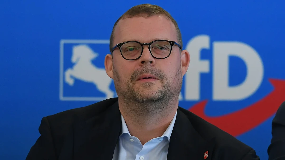Niedersachsen: Es geht um Parteispenden! AfD-Politiker Schledde angeklagt