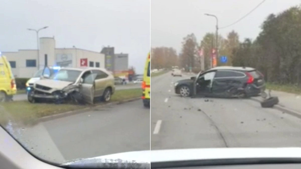 Один человек погиб при столкновении четырех автомобилей на улице Дарзциема