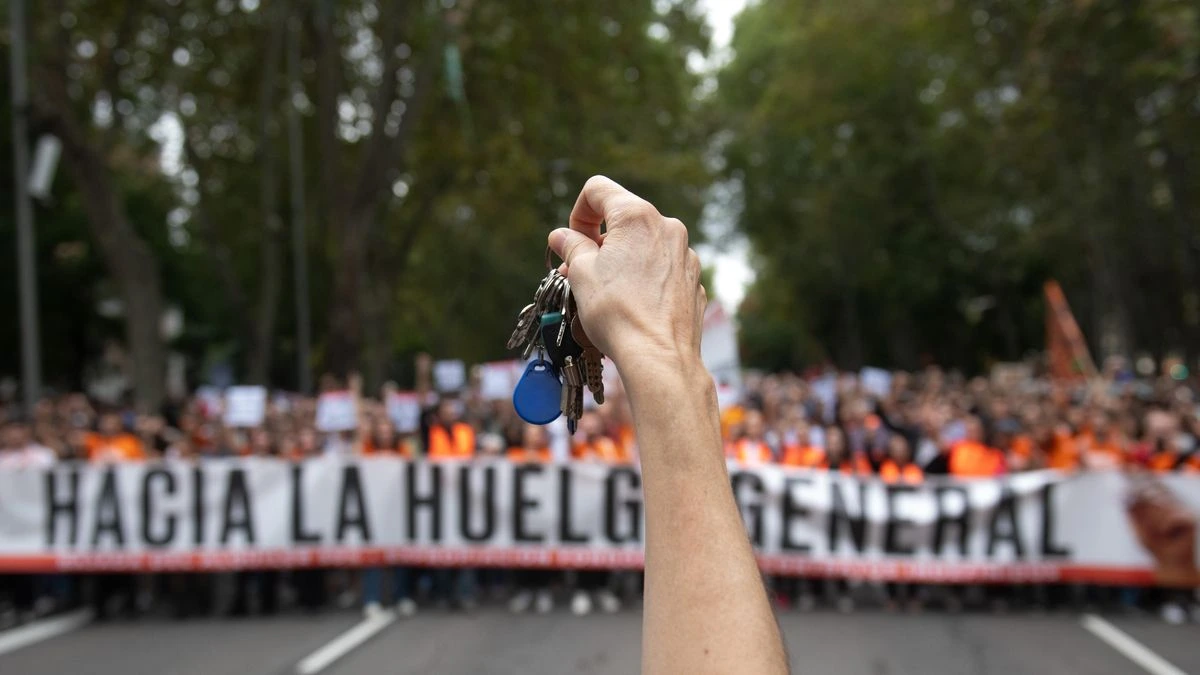 La huelga general por la vivienda será el miércoles 11 de noviembre