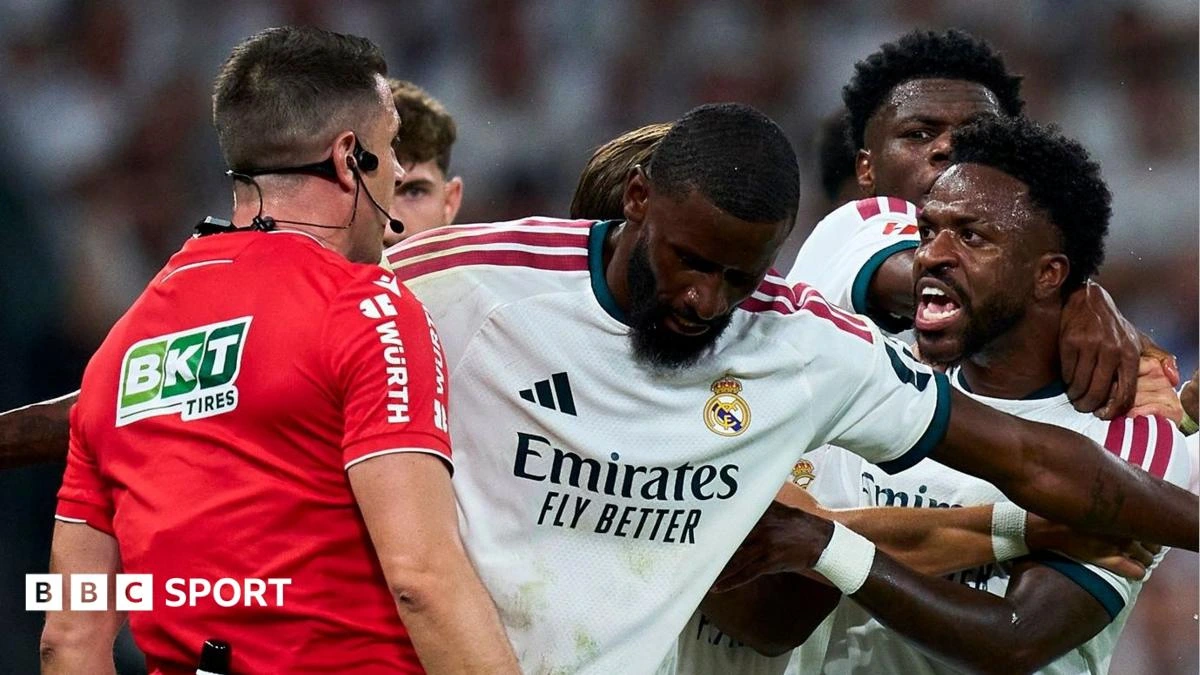 Vinicius Jr to miss Barcelona game because of ban